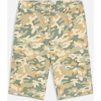 bonprix Dlouhé cargo bermudy, Loose Fit - Muž - 56 bonprix Dlouhé cargo bermudy, Loose Fit - Muž - 56