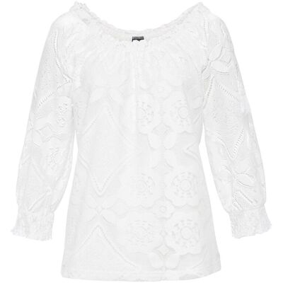 bonprix Tričko s balónovými rukávy - Žena - 56/58 (3XL) bonprix Tričko s balónovými rukávy - Žena - 56/58 (3XL)