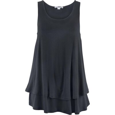bonprix Dvouvrstvý top z viskózy - Žena - 40/42 (M) bonprix Dvouvrstvý top z viskózy - Žena - 40/42 (M)