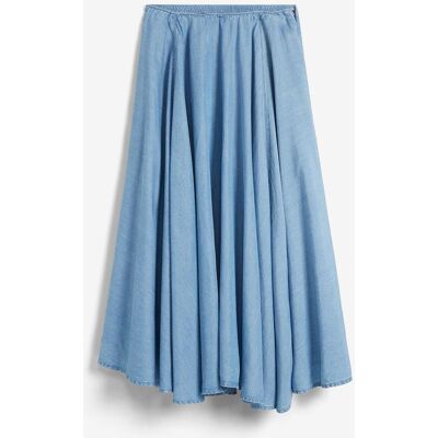 bonprix Džínová sukně s pohodlným pasem, High Waist, organická bavlna - Žena - 42 bonprix Džínová sukně s pohodlným pasem, High Waist, organická bavlna - Žena - 42