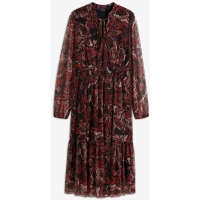 bonprix Síťované šaty v délce midi - Žena - 32/34 (XS) bonprix Síťované šaty v délce midi - Žena - 32/34 (XS)