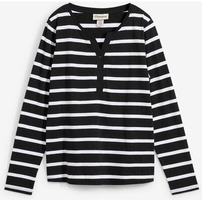bonprix Henley triko z čisté organické bavlny - Žena - 52/54 (XXL) bonprix Henley triko z čisté organické bavlny - Žena - 52/54 (XXL)