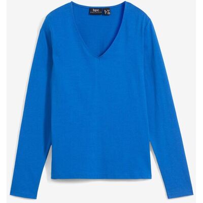 bonprix Triko s dlouhým rukávem, z čisté organické bavlny - Žena - 48/50 (XL) bonprix Triko s dlouhým rukávem, z čisté organické bavlny - Žena - 48/50 (XL)