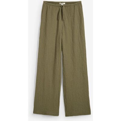 bonprix Široké kalhoty bez zapínání, ze strukturovaného krepu - Žena - 36/38 (S) bonprix Široké kalhoty bez zapínání, ze strukturovaného krepu - Žena - 36/38 (S)