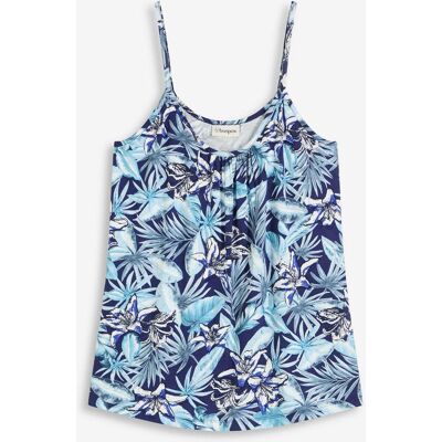 bonprix Top se špagetovými ramínky, z měkké viskózové směsi - Žena - 56/58 (3XL) bonprix Top se špagetovými ramínky, z měkké viskózové směsi - Žena - 56/58 (3XL)