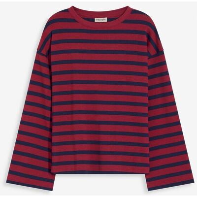 bonprix Pruhované triko z čisté organické bavlny - Žena - 48/50 (XL) bonprix Pruhované triko z čisté organické bavlny - Žena - 48/50 (XL)