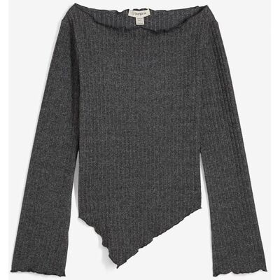 bonprix Žebrované tričko z měkké viskózové směsi - Žena - 48/50 (XL) bonprix Žebrované tričko z měkké viskózové směsi - Žena - 48/50 (XL)