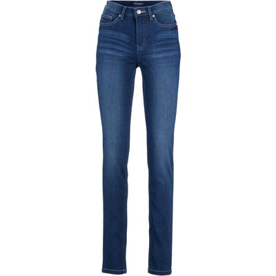 bonprix Strečové Slim džíny Mid Waist - Žena - 40 bonprix Strečové Slim džíny Mid Waist - Žena - 40
