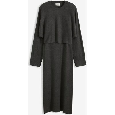 bonprix Pletená souprava se šaty (2dílná souprava) - Žena - 48/50 (XL) bonprix Pletená souprava se šaty (2dílná souprava) - Žena - 48/50 (XL)