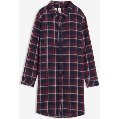 bonprix Noční košile z měkkého flanelu, s knoflíkovou lištou - Dívky - 176/182 bonprix Noční košile z měkkého flanelu, s knoflíkovou lištou - Dívky - 176/182