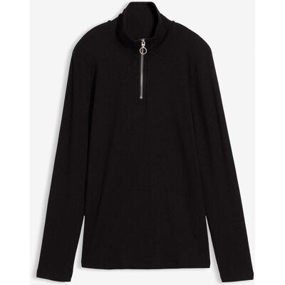 bonprix Žebrované tričko z měkké viskózové směsi - Žena - 32/34 (XS) bonprix Žebrované tričko z měkké viskózové směsi - Žena - 32/34 (XS)