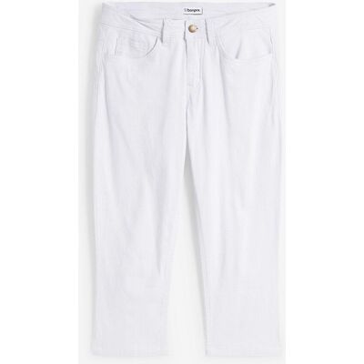 bonprix Džíny Slim Fit, Mid Waist, zkrácené - Žena - 40 bonprix Džíny Slim Fit, Mid Waist, zkrácené - Žena - 40