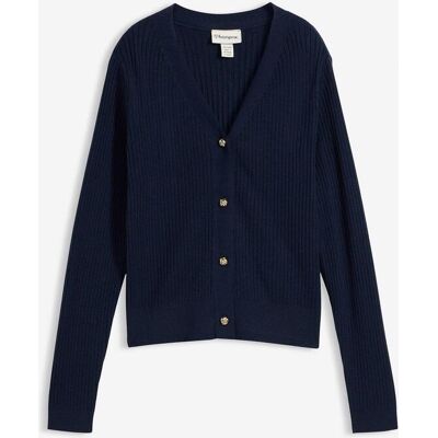 bonprix Pletený kabátek z měkké viskózové směsi - Žena - 52/54 (XXL) bonprix Pletený kabátek z měkké viskózové směsi - Žena - 52/54 (XXL)