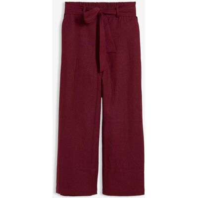 bonprix Kalhoty Culotte ze vzdušné lněné směsi - Žena - 46 bonprix Kalhoty Culotte ze vzdušné lněné směsi - Žena - 46