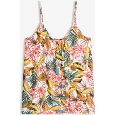 bonprix Top se špagetovými ramínky, z měkké viskózové směsi - Žena - 52/54 (XXL) bonprix Top se špagetovými ramínky, z měkké viskózové směsi - Žena - 52/54 (XXL)