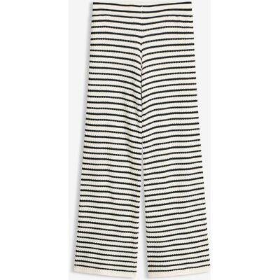 bonprix Pletené kalhoty ze vzdušné směsi se lnem - Žena - 52/54 (XXL) bonprix Pletené kalhoty ze vzdušné směsi se lnem - Žena - 52/54 (XXL)