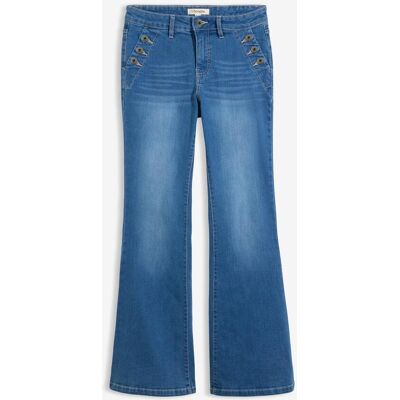 bonprix Džíny Bootcut, Mid Waist, organická bavlna - Žena - 44 bonprix Džíny Bootcut, Mid Waist, organická bavlna - Žena - 44