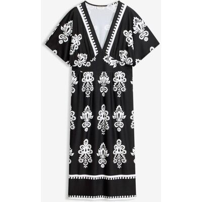 bonprix Žerzejové šaty s hlubokým výstřihem - Žena - 48/50 (XL) bonprix Žerzejové šaty s hlubokým výstřihem - Žena - 48/50 (XL)