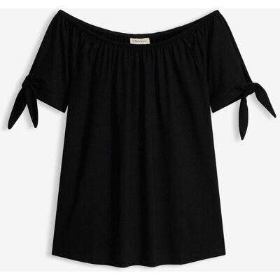 bonprix Tričko Carmen se zavazovacím detailem - Žena - 48/50 (XL) bonprix Tričko Carmen se zavazovacím detailem - Žena - 48/50 (XL)