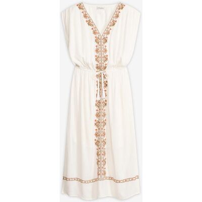bonprix Boho midi šaty ze splývavé viskózy - Žena - 46 bonprix Boho midi šaty ze splývavé viskózy - Žena - 46