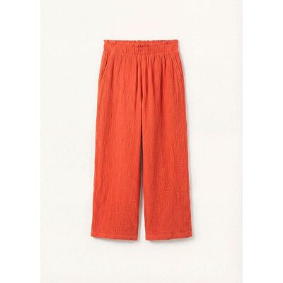 bonprix Kalhoty Culotte z bavlněného mušelínu - Žena - 46 bonprix Kalhoty Culotte z bavlněného mušelínu - Žena - 46