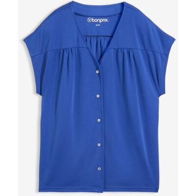 bonprix Úpletová halenka z viskózového piké - Žena - 48/50 (XL) bonprix Úpletová halenka z viskózového piké - Žena - 48/50 (XL)