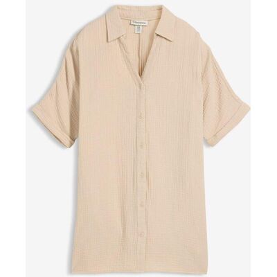 bonprix Dlouhá oversize halenka z jemného mušelínu - Žena - 38 bonprix Dlouhá oversize halenka z jemného mušelínu - Žena - 38