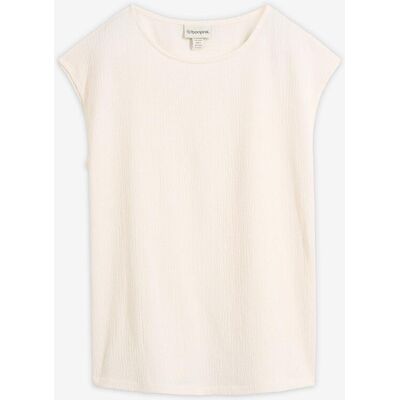bonprix Tričko ze strukturovaného materiálu - Žena - 48/50 (XL) bonprix Tričko ze strukturovaného materiálu - Žena - 48/50 (XL)