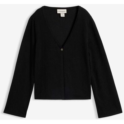 bonprix Kabátek z jemné pleteniny z bavlněné směsi - Žena - 48/50 (XL) bonprix Kabátek z jemné pleteniny z bavlněné směsi - Žena - 48/50 (XL)