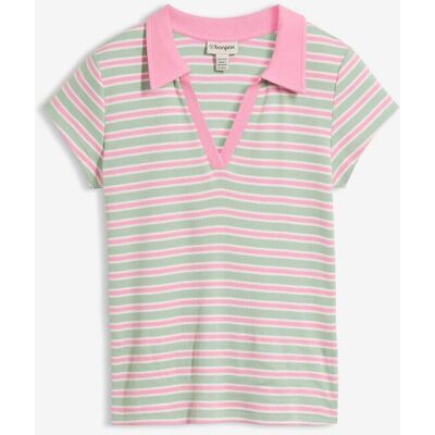 bonprix Pólo tričko z čisté organické bavlny - Žena - 52/54 (XXL) bonprix Pólo tričko z čisté organické bavlny - Žena - 52/54 (XXL)