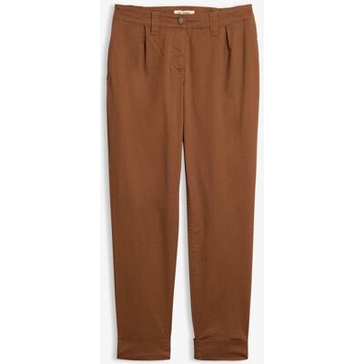 bonprix Chino kalhoty z elastické bavlněné směsi, ke kotníkům - Žena - 42 bonprix Chino kalhoty z elastické bavlněné směsi, ke kotníkům - Žena - 42