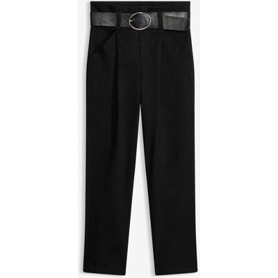 bonprix Bavlněné kalhoty se sklady u pasu - Žena - 42 bonprix Bavlněné kalhoty se sklady u pasu - Žena - 42