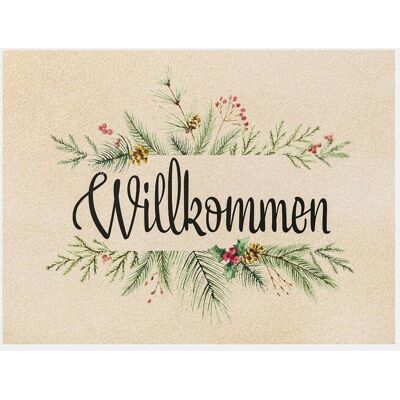 bonprix Omyvatelná rohožka s nápisem - unisex - 67/100 cm bonprix Omyvatelná rohožka s nápisem - unisex - 67/100 cm