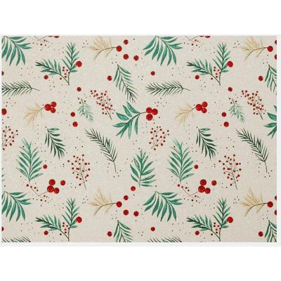 bonprix Pratelná rohožka s vánočním designem - unisex - 35/55 cm bonprix Pratelná rohožka s vánočním designem - unisex - 35/55 cm