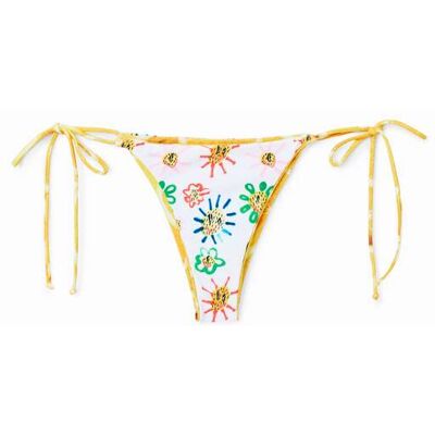 Desigual, Oboustranné bikiny kalhotky, ŽLutá, XL Desigual, Oboustranné bikiny kalhotky, ŽLutá, XL