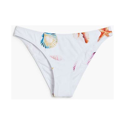 Desigual, Bikinové kalhotky s mušlemi, BíLá, XL Desigual, Bikinové kalhotky s mušlemi, BíLá, XL