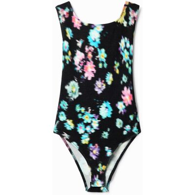 Desigual, Žebrované body na ramínka, ViskÓZa, ČErná, XL Desigual, Žebrované body na ramínka, ViskÓZa, ČErná, XL