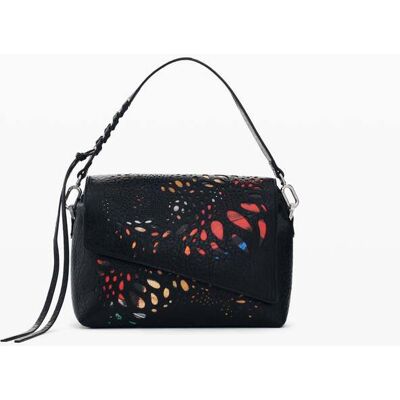 Desigual, Malá kabelka s motýlem, DáMske, Polyurethane, ČErná, U Desigual, Malá kabelka s motýlem, DáMske, Polyurethane, ČErná, U