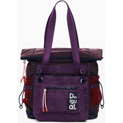 Desigual, Velký vícepolohový batoh Voyager, DáMske, Polyamid, ČErvená, U Desigual, Velký vícepolohový batoh Voyager, DáMske, Polyamid, ČErvená, U