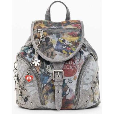 Desigual, Mini batoh Denim Mickey™, DáMske, ČErná, U Desigual, Mini batoh Denim Mickey™, DáMske, ČErná, U