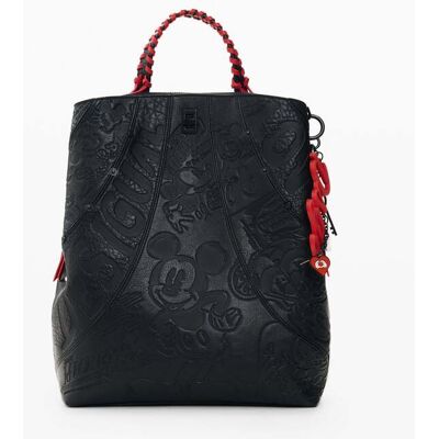 Desigual, Střední batoh Mickey™, DáMske, Polyurethane, ČErná, U Desigual, Střední batoh Mickey™, DáMske, Polyurethane, ČErná, U