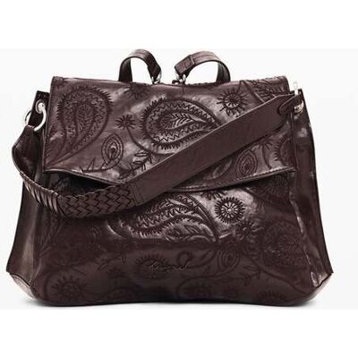 Desigual, Střední paisley batoh, DáMske, Polyurethane, ČErvená, U Desigual, Střední paisley batoh, DáMske, Polyurethane, ČErvená, U