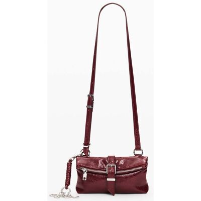Desigual, Velká mikro clutch peněženka, DáMske, Polyurethane, ČErvená, U Desigual, Velká mikro clutch peněženka, DáMske, Polyurethane, ČErvená, U