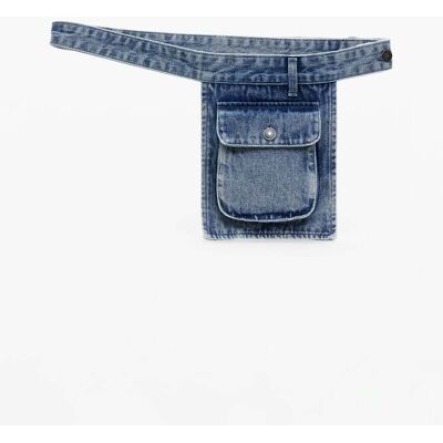 Desigual, Džínový pásek s kapsou, Bavlna, Modrá, U Desigual, Džínový pásek s kapsou, Bavlna, Modrá, U