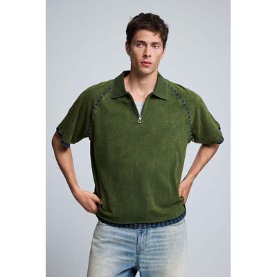 Desigual, Kostkované tričko, PáNské, Bavlna, Zelená, XL Desigual, Kostkované tričko, PáNské, Bavlna, Zelená, XL