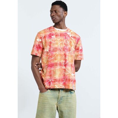 Desigual, tričko s arty potiskem, PáNské, Bavlna, ČErvená, M Desigual, tričko s arty potiskem, PáNské, Bavlna, ČErvená, M