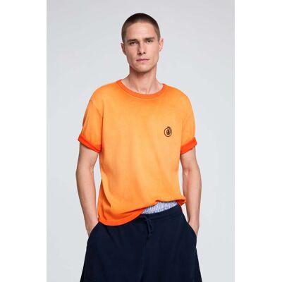 Desigual, Tričko z ombré úpletu, PáNské, Bavlna, OranžOvá, XL Desigual, Tričko z ombré úpletu, PáNské, Bavlna, OranžOvá, XL