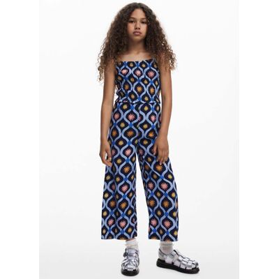 Desigual, Nabíraný overal se sluníčky, DěTi, Bavlna, Modrá, 9/10 Desigual, Nabíraný overal se sluníčky, DěTi, Bavlna, Modrá, 9/10