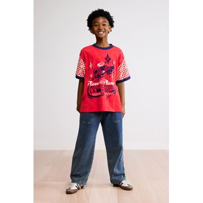 Desigual, Potiskané tričko Toy Story™, Bavlna, ČErvená, 3/4 Desigual, Potiskané tričko Toy Story™, Bavlna, ČErvená, 3/4