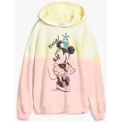 Desigual, Mikina Minnie Mouse™, Bavlna, ŽLutá, 3/4 Desigual, Mikina Minnie Mouse™, Bavlna, ŽLutá, 3/4